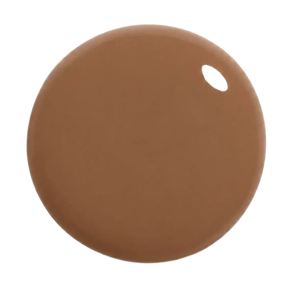Close-up swatch of Annadea PTO Glow Bronzing Serum showing its rich warm brown tone and silky serum texture, a buildable bronzing formula that blends seamlessly for a natural sun-kissed finish
