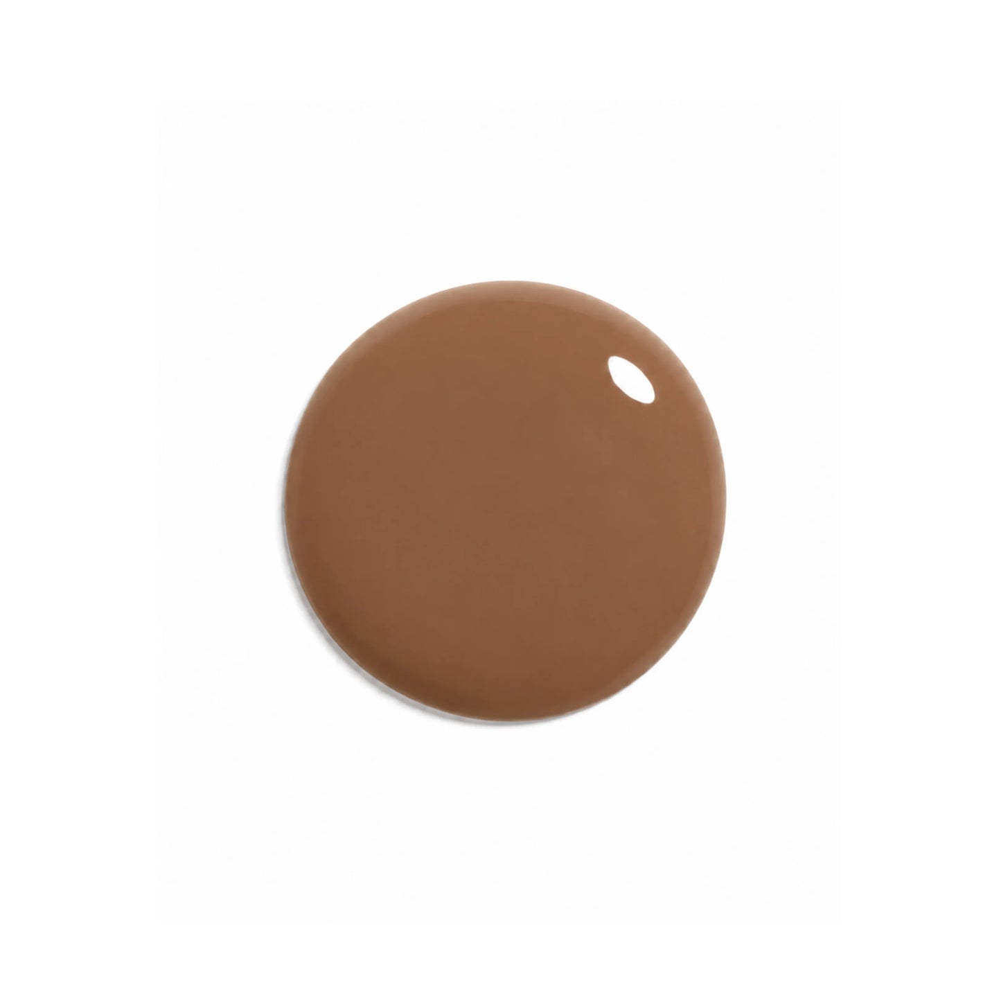 Close-up swatch of Annadea PTO Glow Bronzing Serum showing its warm, rich brown tone and silky serum texture that blends seamlessly for a natural sun-kissed finish